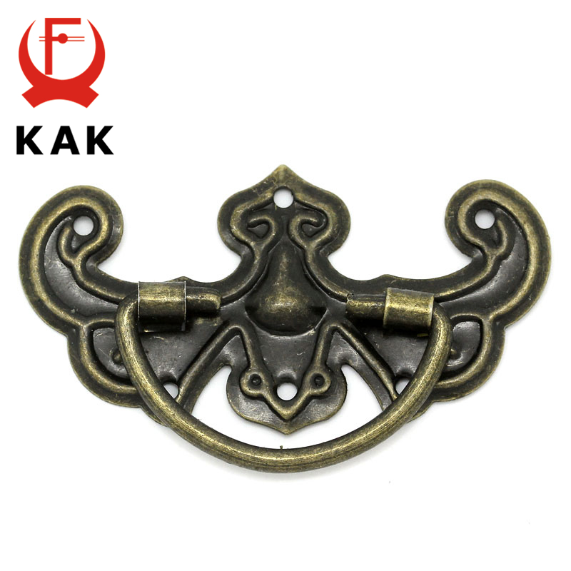 Furniture Hardware Photos - KAK 10pcs Classical Bronze Tone Pattern