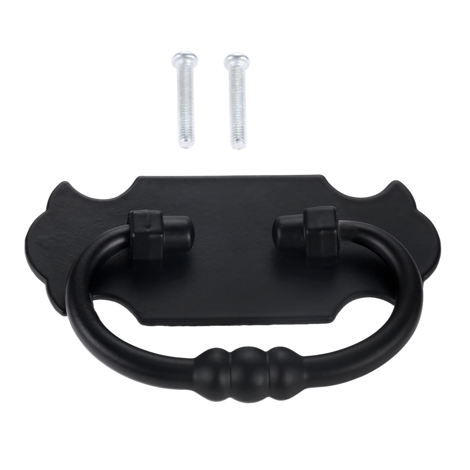 Office Furniture Hardware - 1Pc 88*56mm Black Handle Zinc Alloy