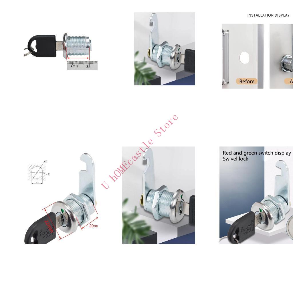 63HF 2set Cabinet Cams Lock wi - огляд і ціна Zinc Furniture Hardware