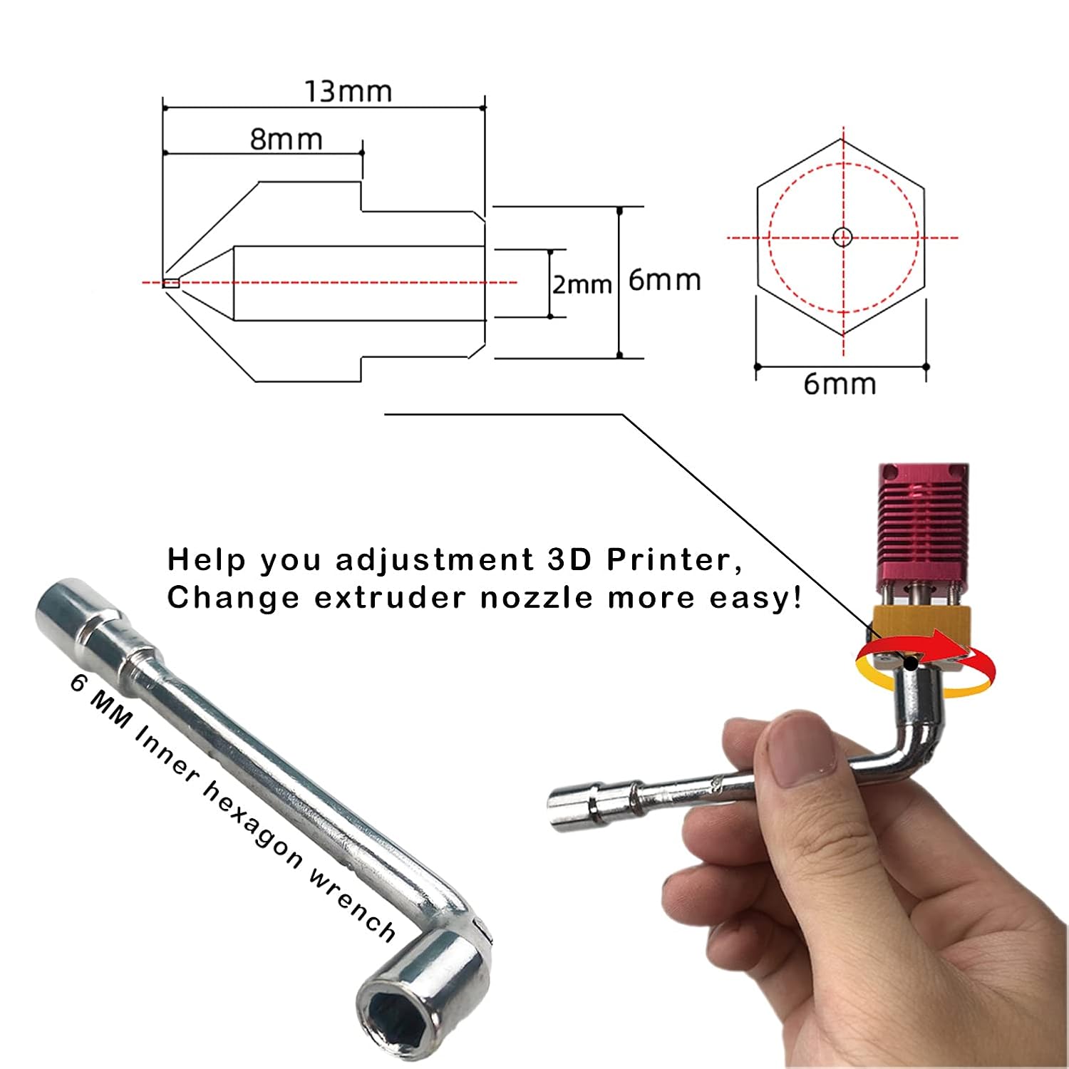 CREALITY 20 Pcs MK8 Brass Nozz - огляд і ціна Creality Printer Ender 3