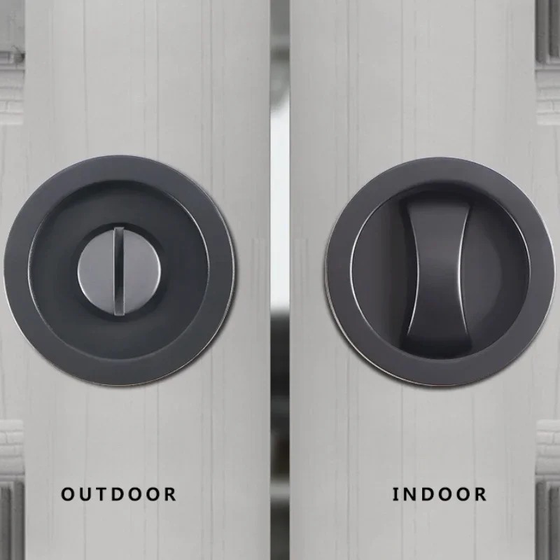 Sliding Door Lock Modern Invis - огляд і ціна Zinc Furniture Hardware