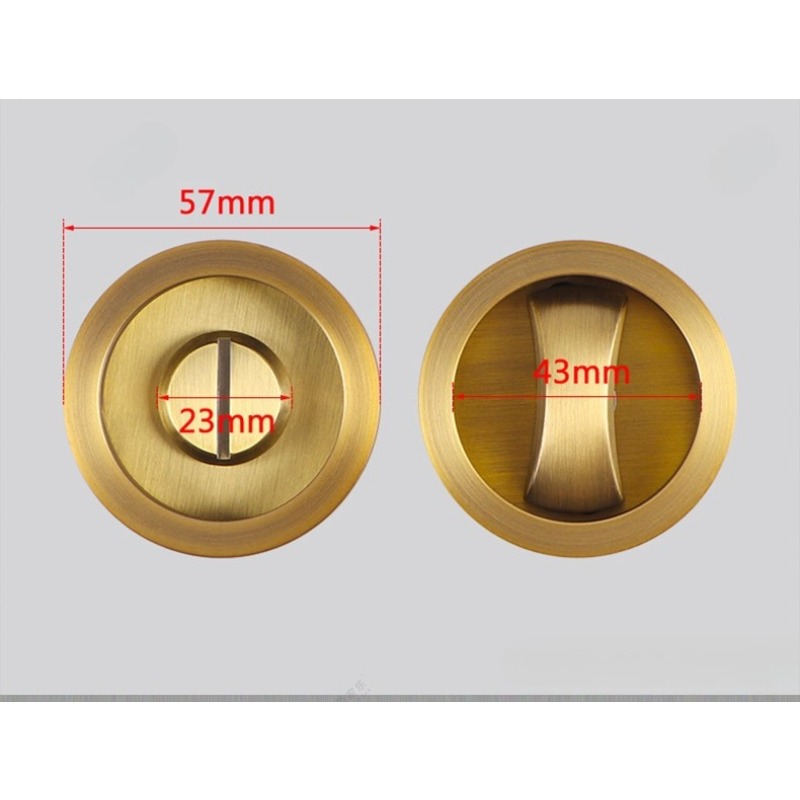 Sliding Door Lock Modern Invis - огляд і ціна Zinc Furniture Hardware
