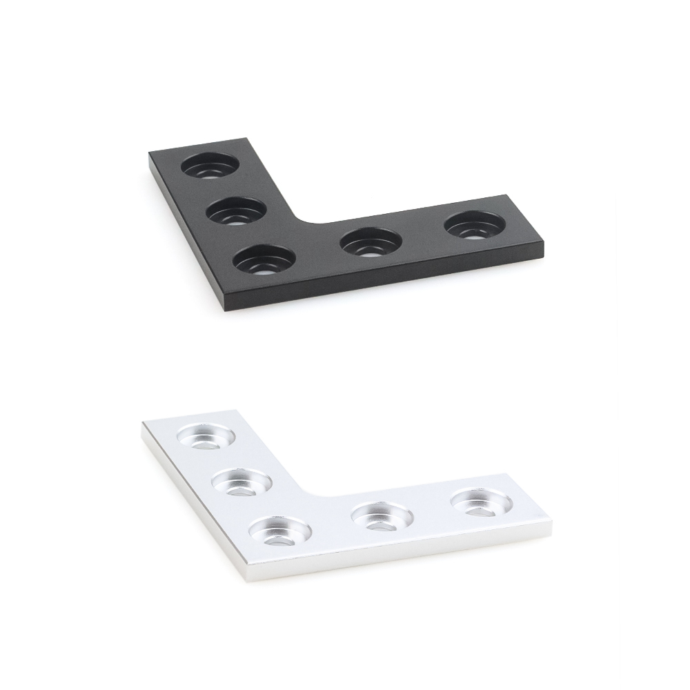 2Pcs/lot L Type 5 Holes 90Degr - огляд і ціна Joint Connector Bracket