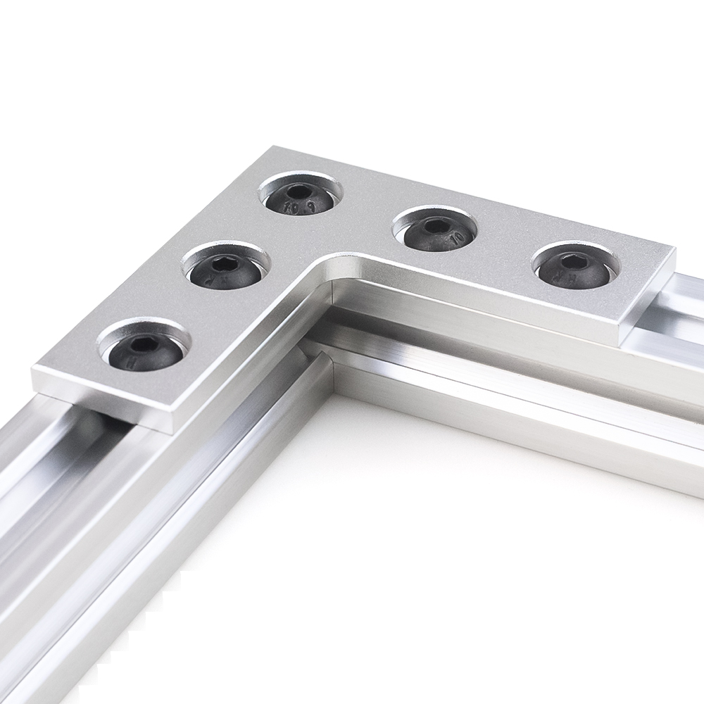 2Pcs/lot L Type 5 Holes 90Degr - огляд і ціна Joint Connector Bracket