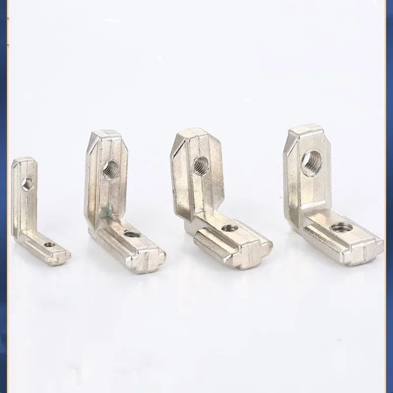 10PCS T Slot L-Shape Aluminum  - огляд і ціна Joint Connector Bracket