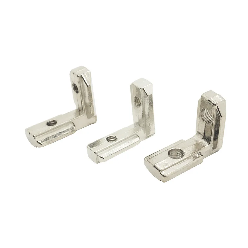 10PCS T Slot L-Shape Aluminum  - огляд і ціна Joint Connector Bracket