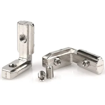 10PCS T Slot L-Shape Aluminum  - огляд і ціна Joint Connector Bracket