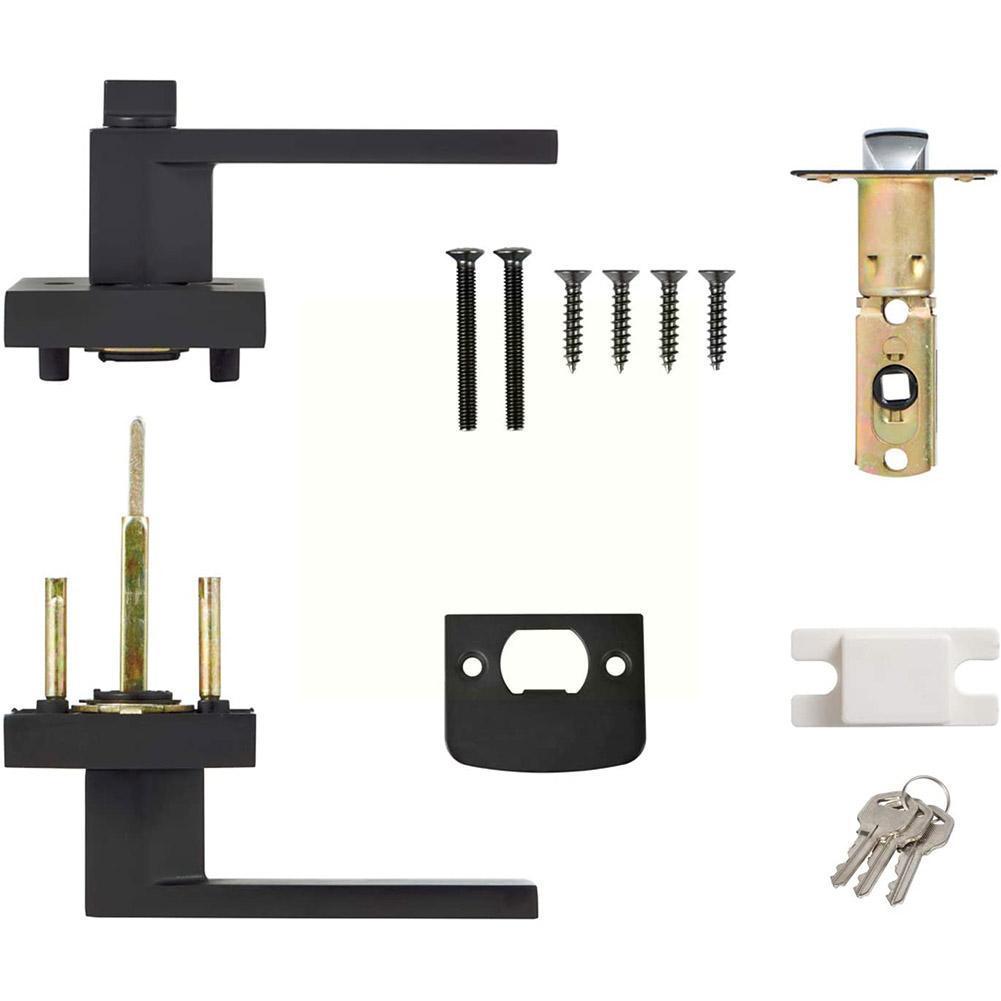 Black Door Handle Door Handle  - огляд і ціна Zinc Furniture Hardware
