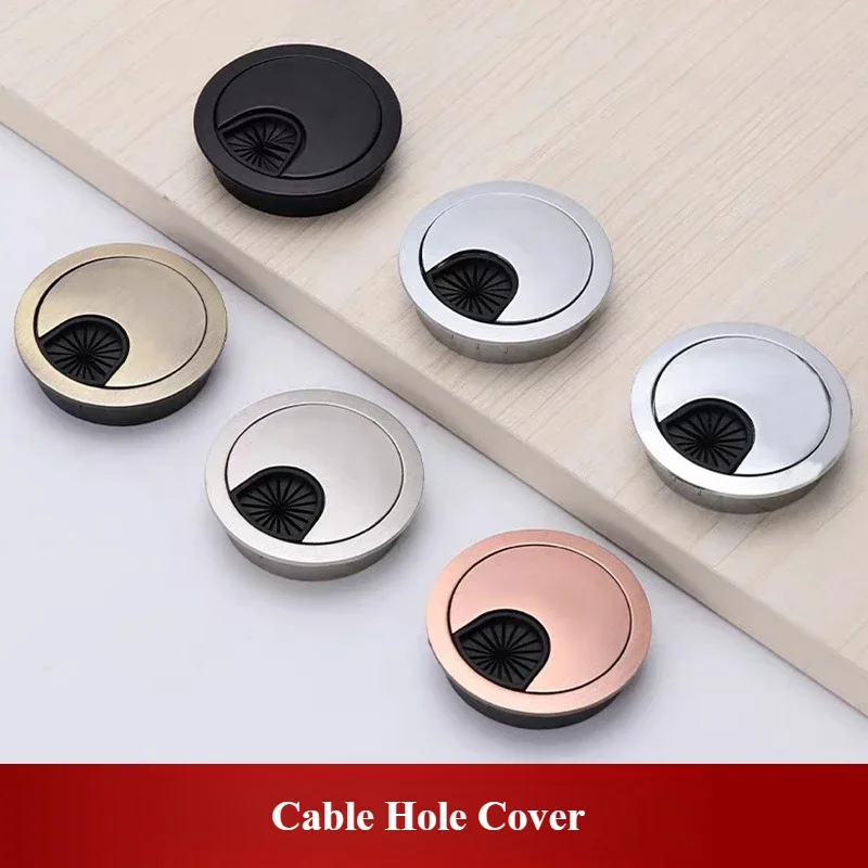 1Pcs Desk Wire Hole Cover Base - огляд і ціна Zinc Furniture Hardware