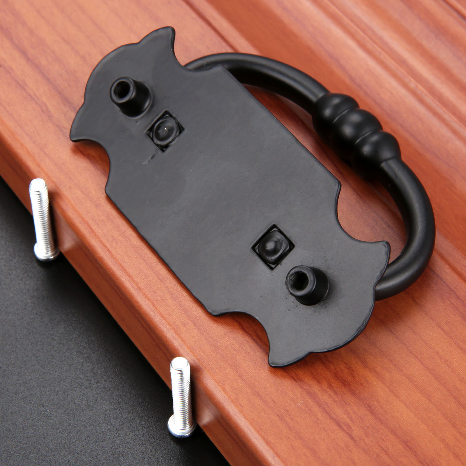 1Pc  88*56mm Black Handle Zinc - огляд і ціна Office Furniture Hardware