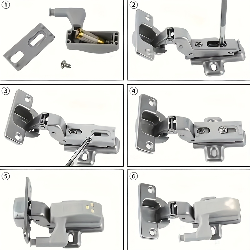 10-Pack Easy-To-Install Hinge  - огляд і ціна Office Furniture Hardware